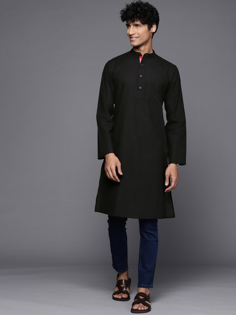 

Fabindia Men Black Kurta