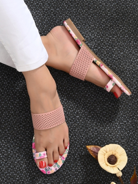 

TimberWood Women Pink One Toe Flats