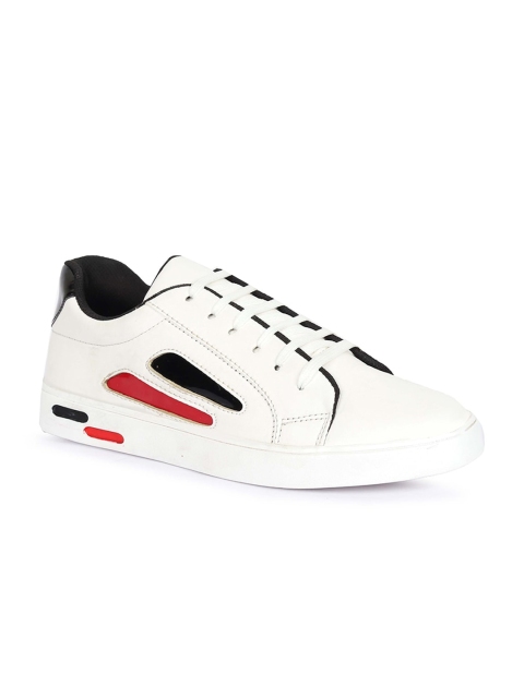 

FOUR STAR TRUCK SALES Men White Colourblocked Sneakers