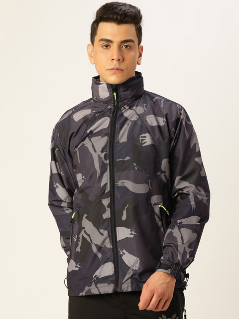 

Sports52 wear Men Black Designer Rain Jacket