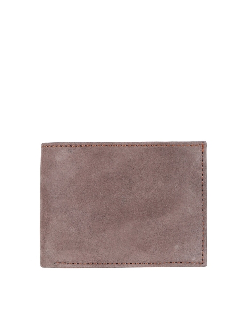 

Swiss Design Men Cream-Coloured Leather Two Fold Wallet
