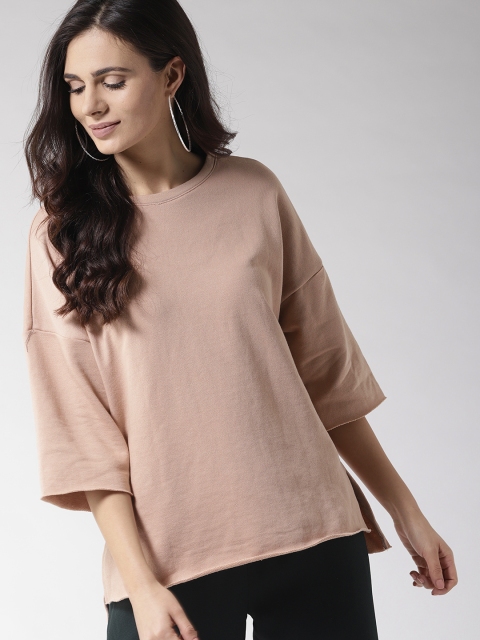 

FOREVER 21 Women Beige Top