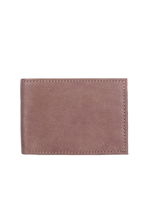 

Swiss Design Men Brown Leather Two Fold Wallet