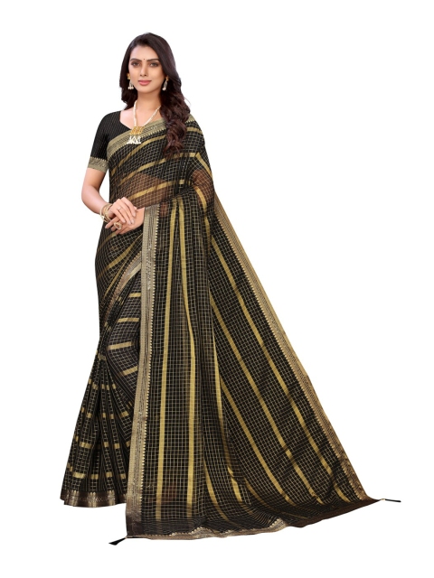 

Pisara Black Woven Design Satin Saree