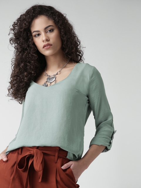 

FOREVER 21 Women Green Top