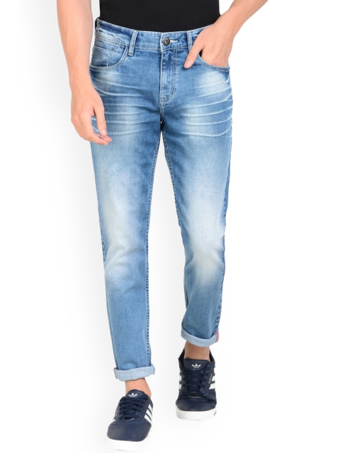 

Jean Cafe Men Blue Jean Slim Fit Heavy Fade Jeans