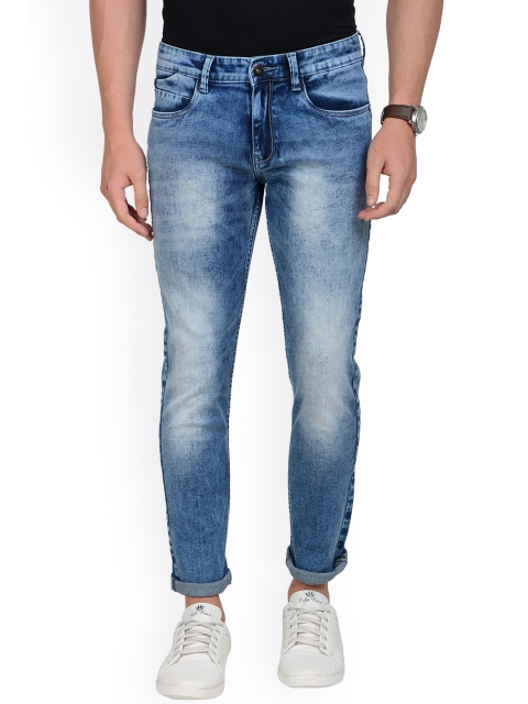 

Jean Cafe Men Blue Jean Slim Fit Heavy Fade Jeans