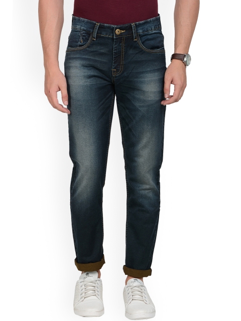 

Jean Cafe Men Blue Jean Slim Fit Heavy Fade Jeans