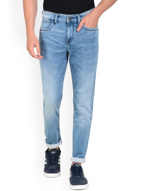 

Jean Cafe Men Blue Jean Slim Fit Heavy Fade Jeans