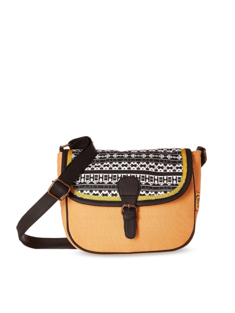 

Kanvas Katha Multicoloured Structured Sling Bag, Multi