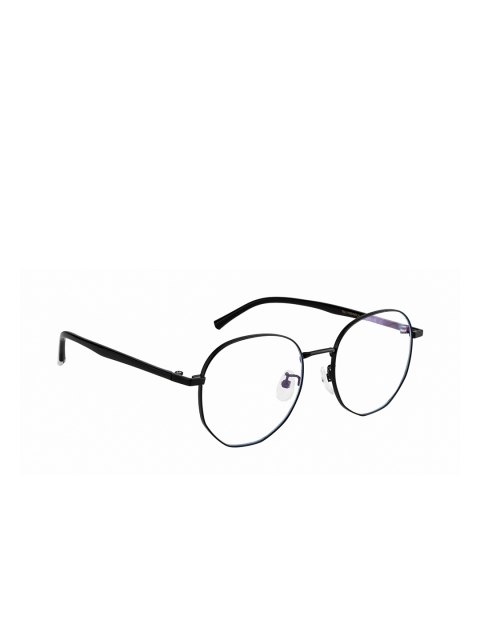 

Ted Smith Unisex Black Full Rim Round Frames TS-11009_M.BLK