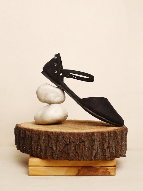 

Paaduks Women Black Ballerinas Flats