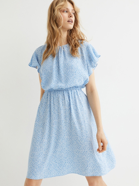

H&M Blue MAMA Nursing Dress