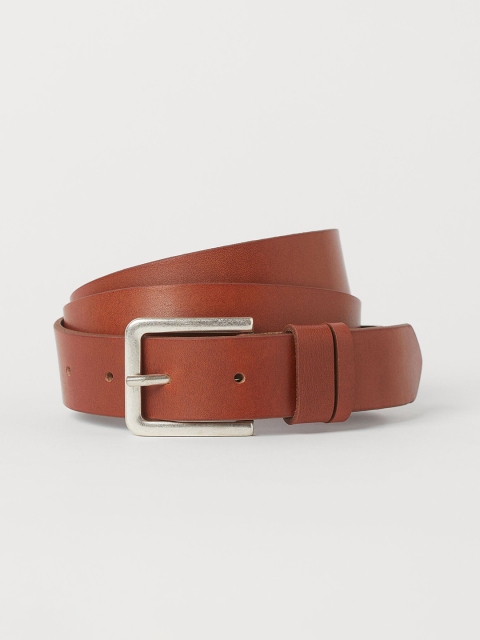 

H&M Men Tan Brown Leather Belt