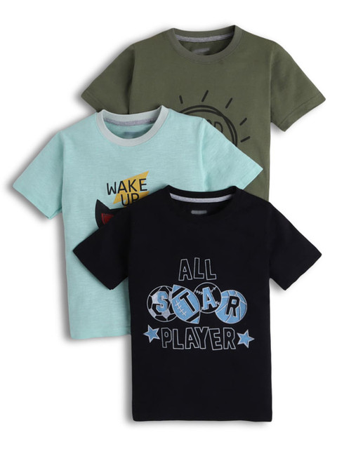 

Hopscotch Boys Multicoloured 3 Printed T-shirt, Multi