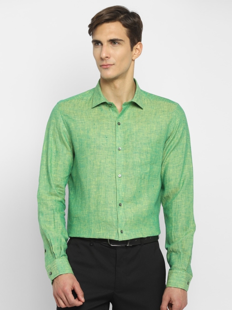 

Turtle Men Green Slim Fit Casual Shirt