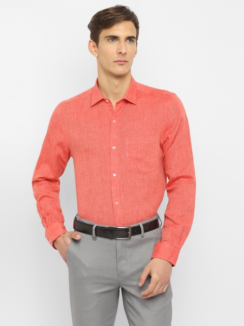 

Turtle Men Red Slim Fit Casual Shirt