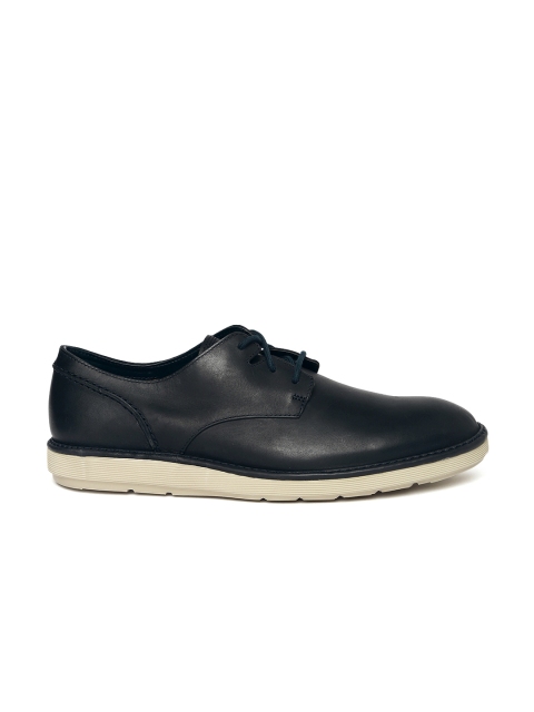 

Clarks Men Navy Fayeman Lace Genuine Leather Derbys, Navy blue