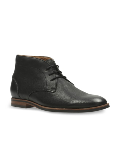 

Clarks Men Black Formal Leather Derbys