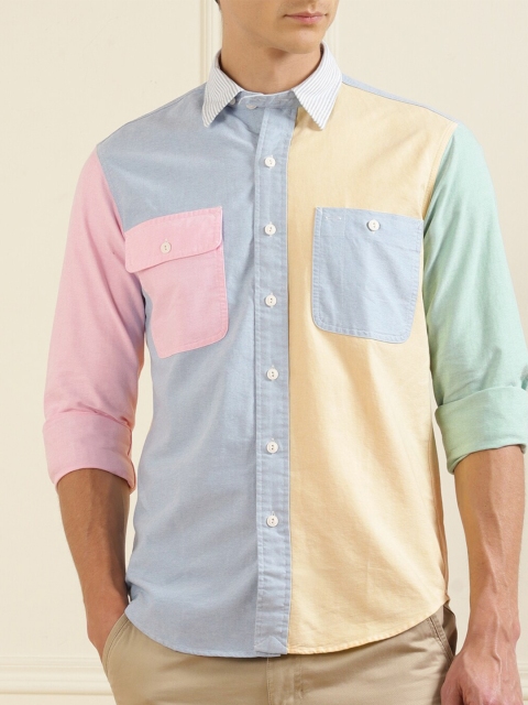 

Polo Ralph Lauren Men Multicoloured Colourblocked Casual Shirt, Multi