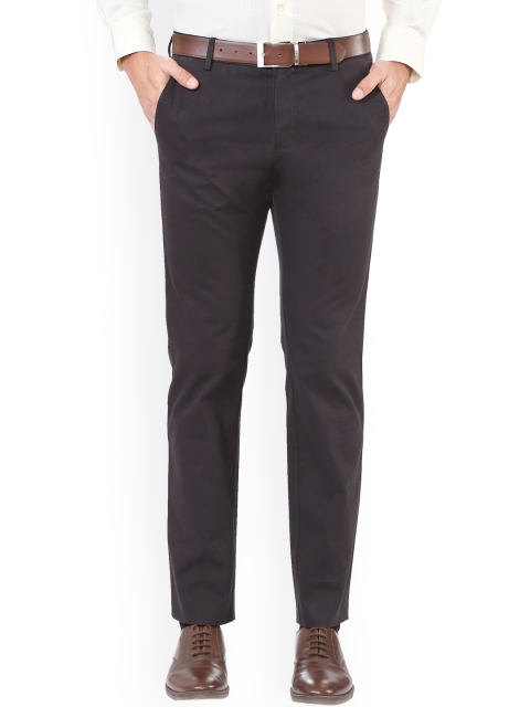 

Allen Solly Brown Formal Trousers
