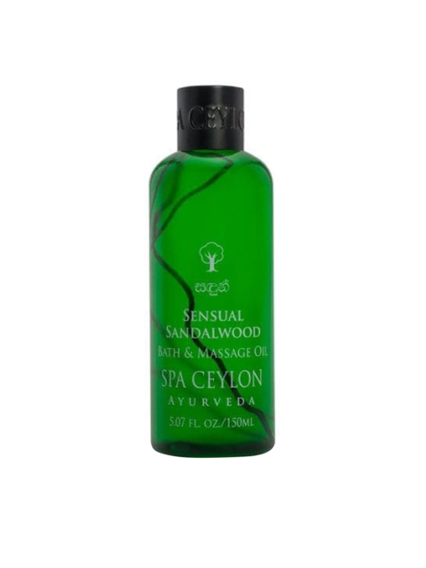 

SPA CEYLON Sensual Sandalwood Bath & Massage Oil 150ml, Transparent