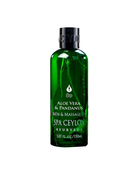 

SPA CEYLON Aloe Vera & Pandanus Massage & Bath Oil 150ML, Transparent