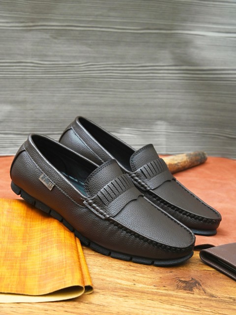 

Sir Corbett Men Brown Boat Shoes