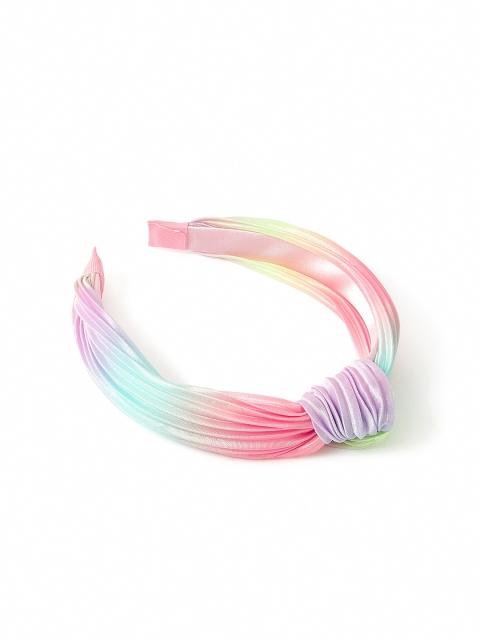 

Accessorize Girls Pink & Blue Printed Hairband