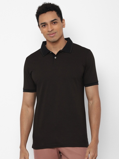 

Allen Solly Men Olive Green Polo Collar T-shirt