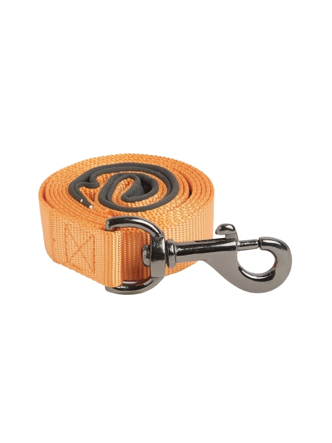 

thepawpstarco Orange Solid Pet Leashes