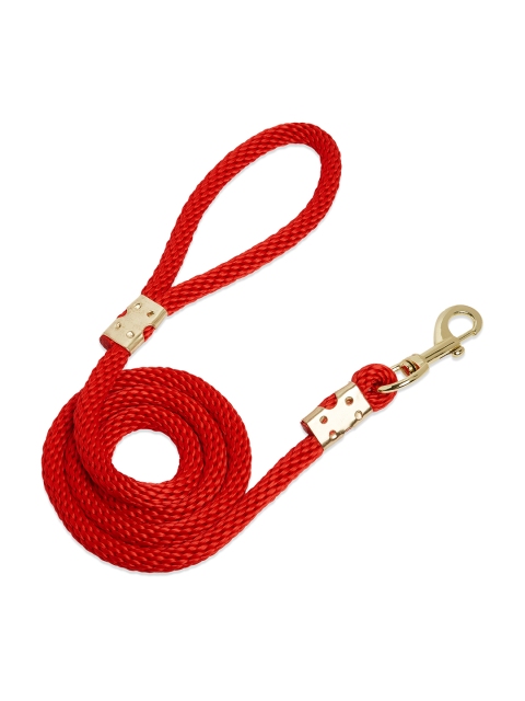 

thepawpstarco Red Self-Designed Dog Rope Leash