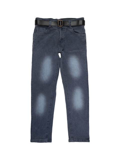

V-Mart Boys Grey Classic Heavy Fade Jeans
