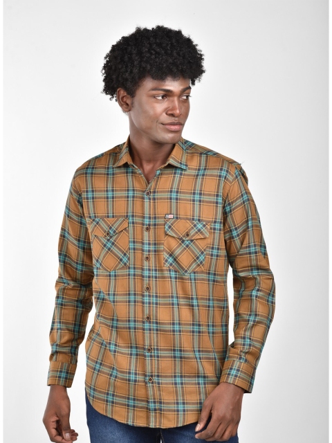 

MR KAMEEJ Men Multicoloured Classic Slim Fit Checked Casual Shirt, Multi