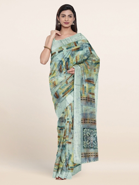 

Pothys Green & Brown Saree