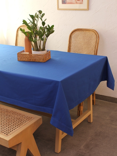 

House This Blue 2 Seater Pure Cotton Table Cover