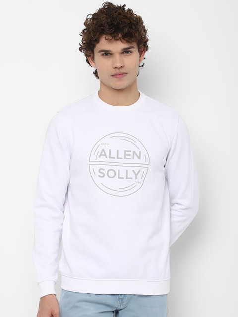 

Allen Solly Men White Printed Sweatshirt