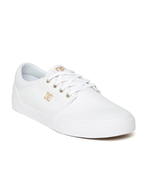 

DC Women White TRASE TX Sneakers