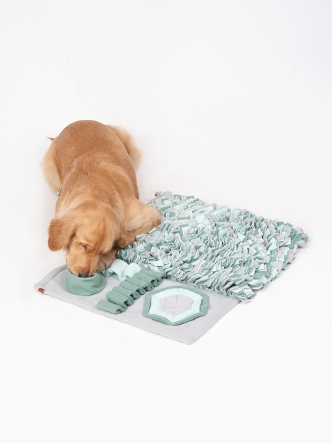 

thepawpstarco Green Snuffle Interactive Food Mat Pet Toys