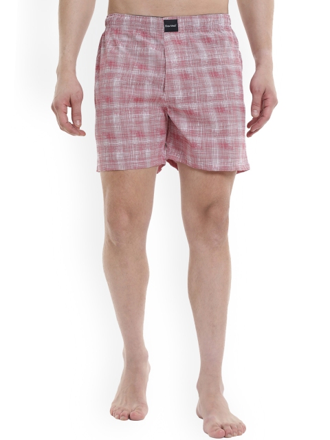

DON VINO Men Rust & White Printed Boxer Shorts