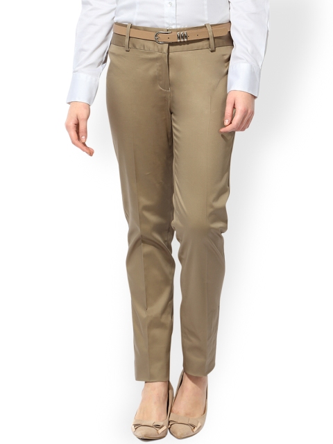 

Van Heusen Woman Khaki Formal Trousers