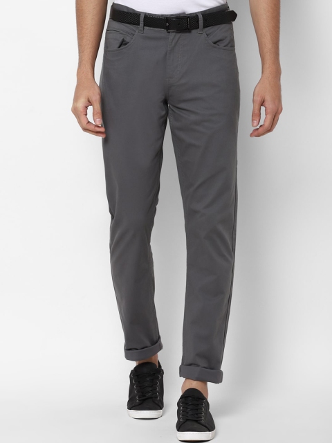 

Allen Solly Men Grey Slim Fit Trousers