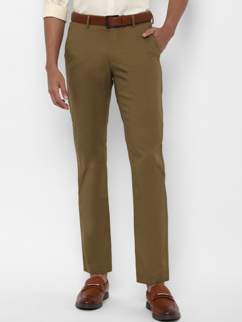 

Allen Solly Men Brown Regular Fit Trousers