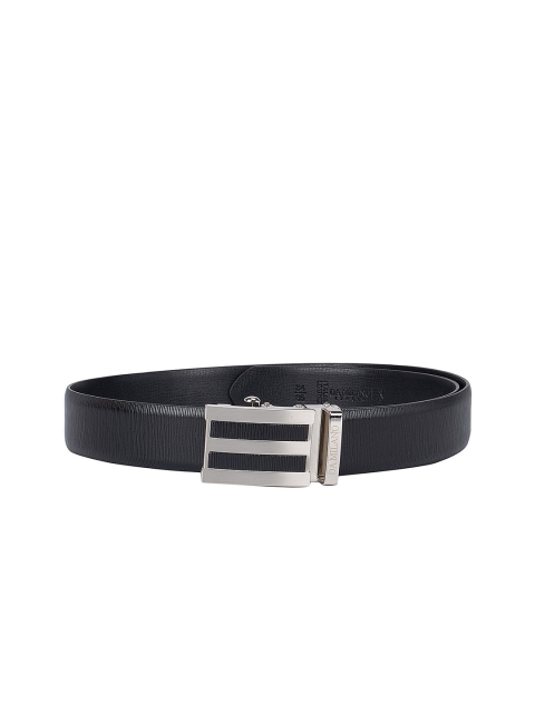 

Da Milano Men Black Leather Belt