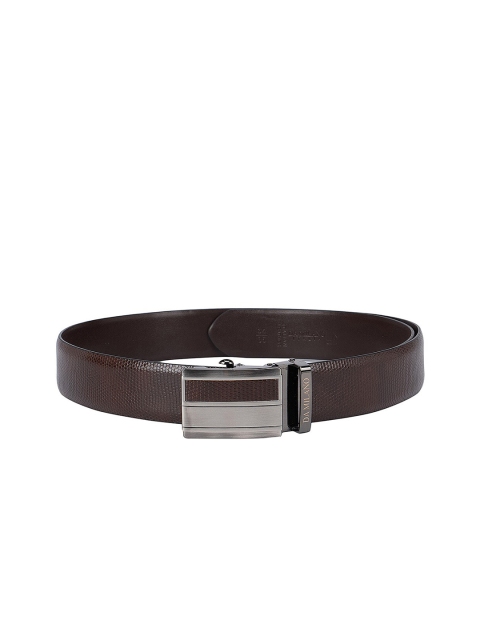 

Da Milano Men Brown Leather Belt