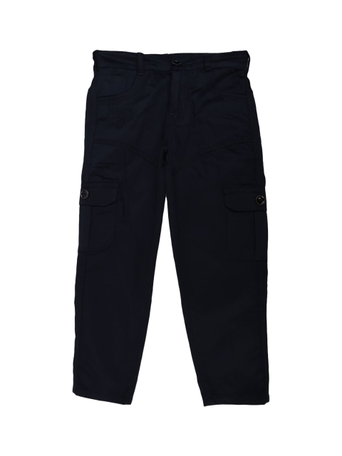 

V-Mart Boys Navy Blue Classic Cargos Trousers