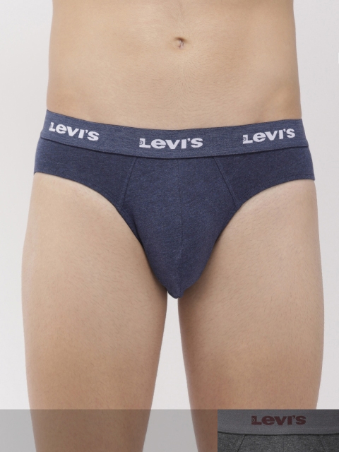 

Levis Men Pack of 2 Solid Briefs, Navy blue