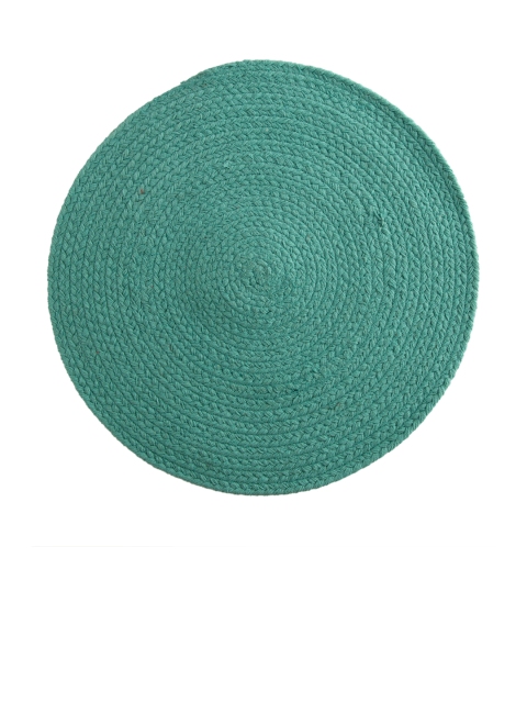 

Home Centre Teal Blue Braided Cotton Table Placemat