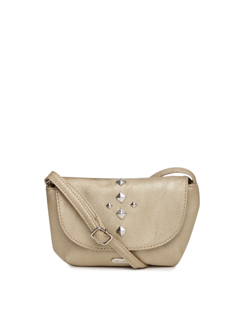 

Lavie Muted Gold-Toned Sling Bag