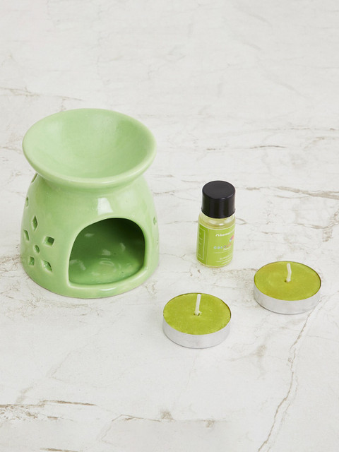 

Home Centre Green Colour Connect Ceramic Burner Set